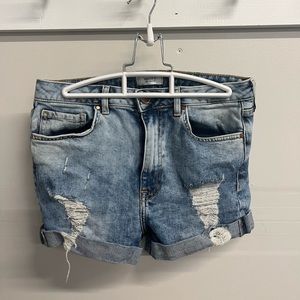 Forever 21 distressed Jean shorts